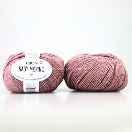 příze Drops Baby Merino 39 levandulová