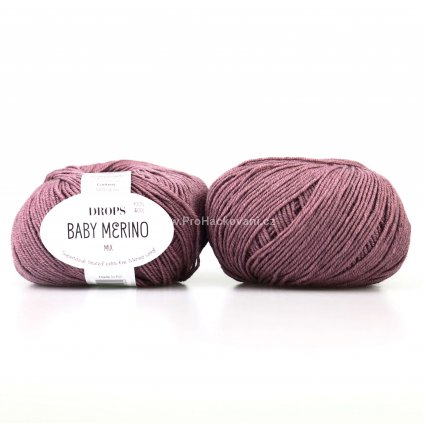 příze Drops Baby Merino 40 ametyst