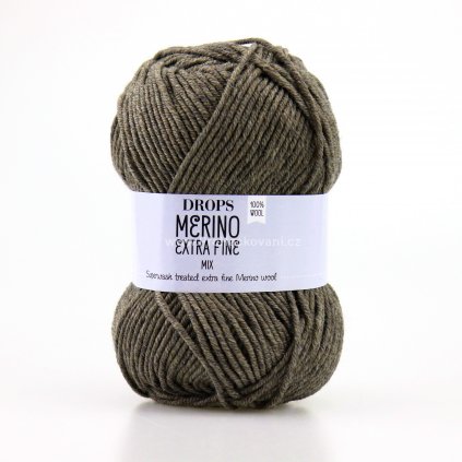 příze Drops Merino Extra Fine 06 hnědá