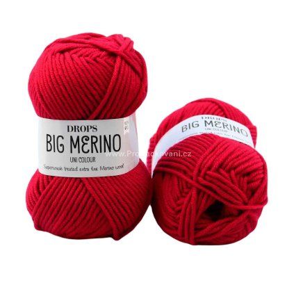 Big Merino 18 červená
