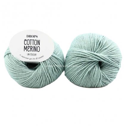 Cotton Merino 29 šedozelená