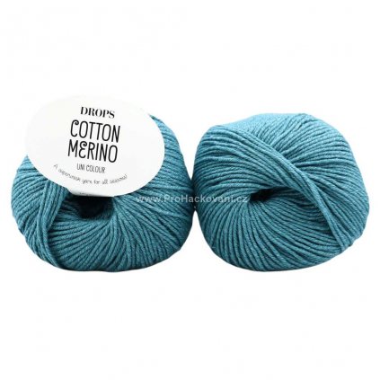 Cotton Merino 26 petrolejová