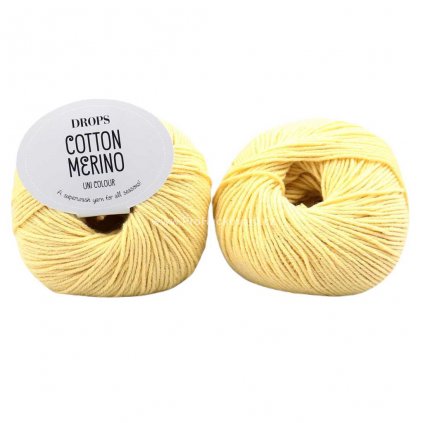 Cotton Merino 17 vanilková