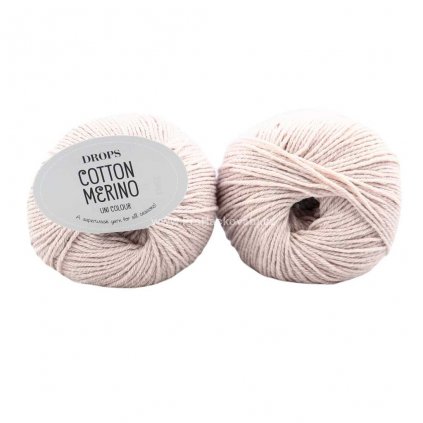 Cotton Merino 28 pudrová