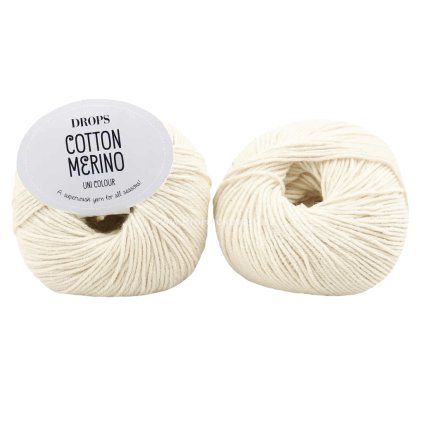 Cotton Merino 01 smetanová