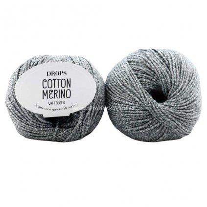 Cotton Merino 18 šedá