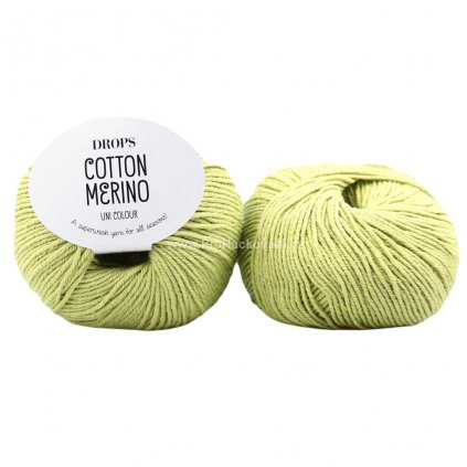 Cotton Merino 10 pistáciová