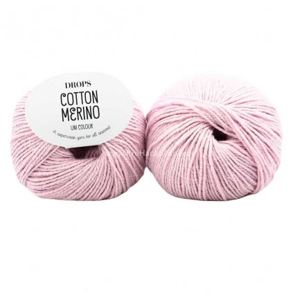 Cotton Merino 05 světlá růžová