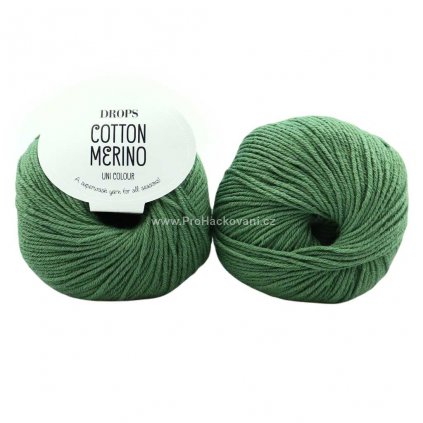 Cotton Merino 11 zelená