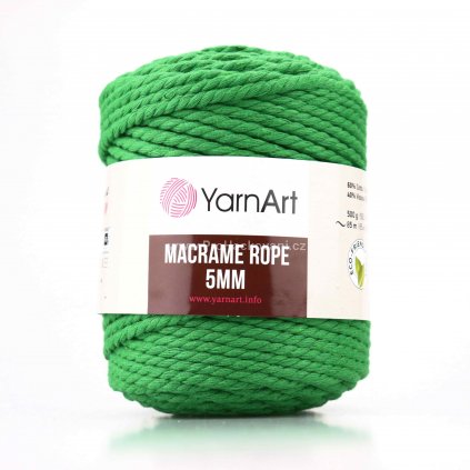 Macrame Rope 5 mm 759 zelená