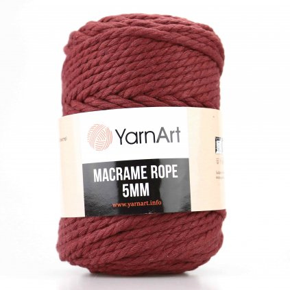 Macrame Rope 5 mm 781 bordó