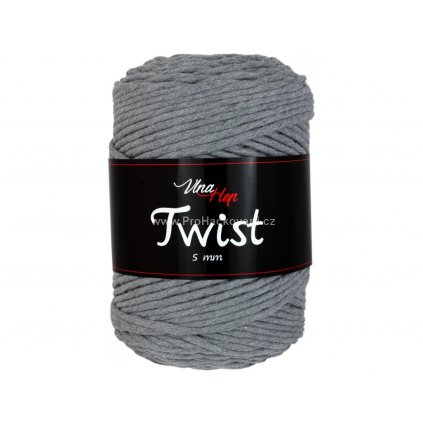 Twist 5 mm 8235 tmavě šedá
