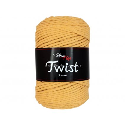 Twist 5 mm 8190 hořčicová8190 hořčicová