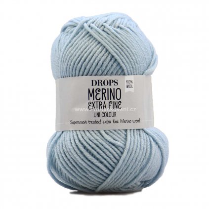 Drops Merino Extra Fine 39 ledová modrá