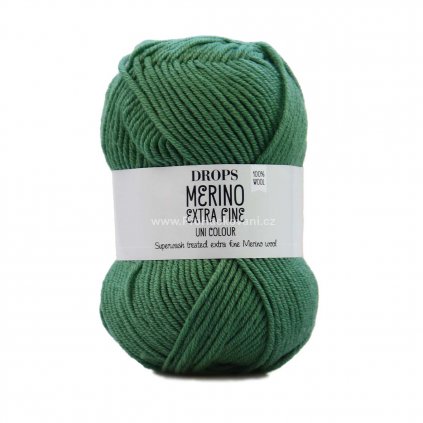 Drops Merino Extra Fine 31 jedlově zelená