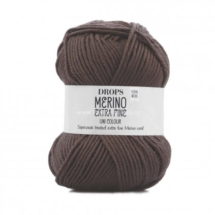 Drops Merino Extra Fine 49 čokoládová