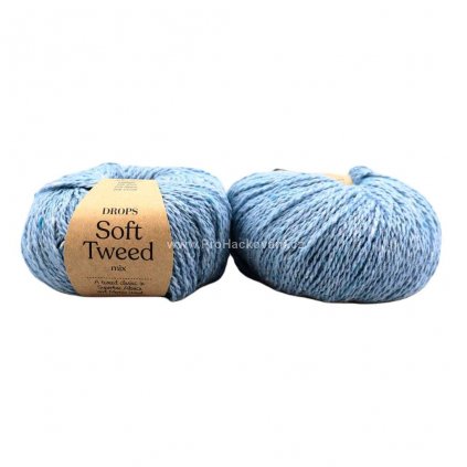 Soft Tweed 11 akvamarín