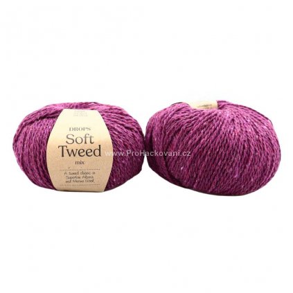 Soft Tweed 14 višňový sorbet