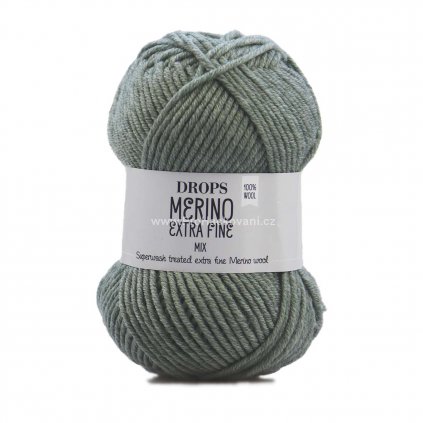 Drops Merino Extra Fine 47 zelená šalvěj