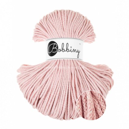 Bobbiny junior glossy pastel pink