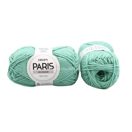 příze Drops Paris 02 světlá tyrkysová