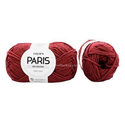příze Drops Paris 37 vínová