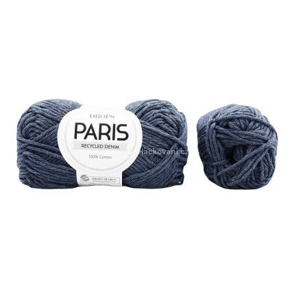 příze Drops Paris 103 tmavá denim
