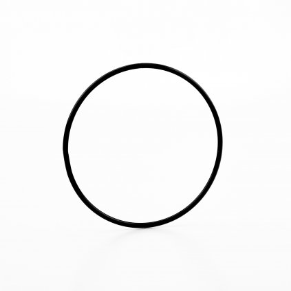 Kovový kruh černý 12 cm