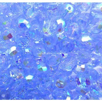 Broušené ohňovky 8 mm safír pokov 20 ks