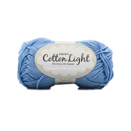 Drops Cotton Light 08 světlá modrá