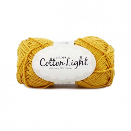 Drops Cotton Light 28 žlutá