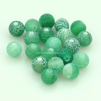 Chalcedon přírodní barvený 6 mm zelený