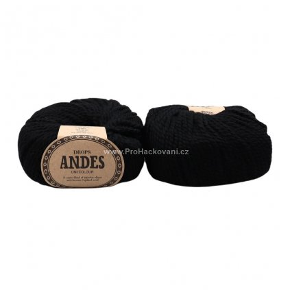 Drops Andes Uni 8903 černá