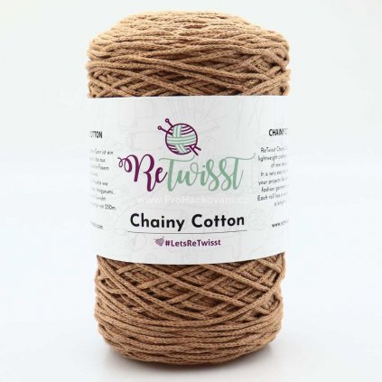 ReTwisst Chainy Cotton 35 oříškově hnědá