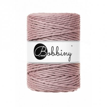 Bobbiny Macrame Cord XXL 5 mm Matná fialová (Mauve)