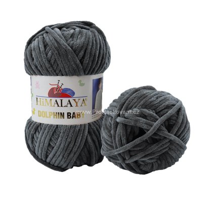 příze Dolphin Baby 80369 Kouřově šedá