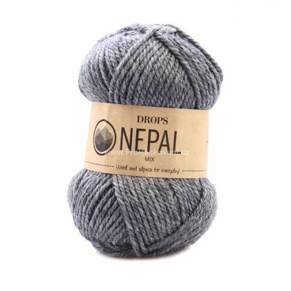 Drops Nepal Mix 0517 šedá
