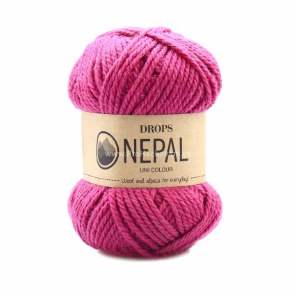 Drops Nepal Uni 8910 fuchsie