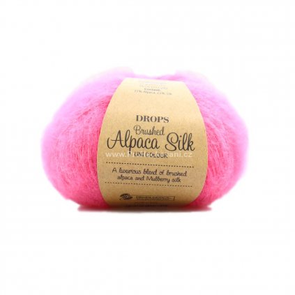Drops Brushed Alpaca Silk UNI 31 pink