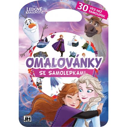 Omalovánky se samolepkami, Ledové království