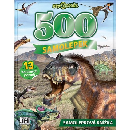 Velká samolepková kniha 500 - Dinosauři