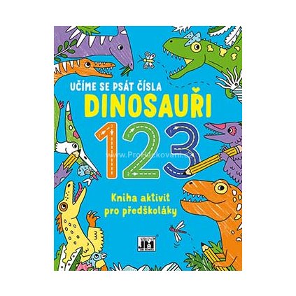 Dino kniha aktivit pro předškoláky - 123