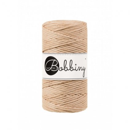 Bobbiny Macramé Cord 3 mm sušenková (Biscuit)