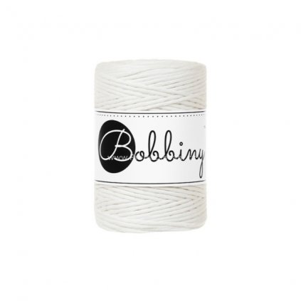 Bobbiny macrame Cord 1,5 mm Smetanově bílé (OFF WHITE)