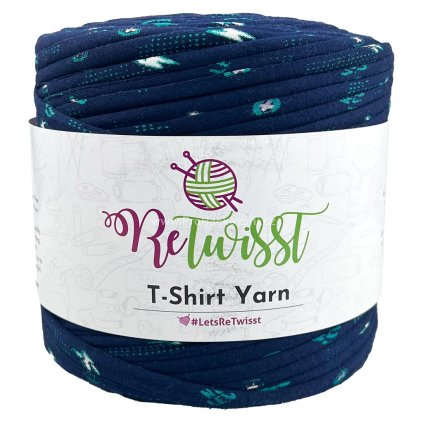 špagáty ReTwisst blesky na temně modré