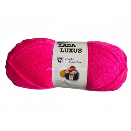 příze Lada Luxus 50014 neon růžová