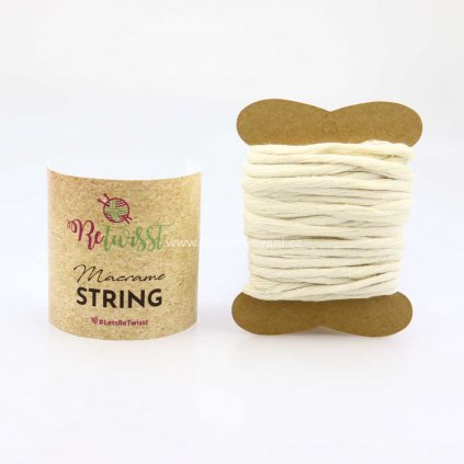 Macrame String 3 mm / 10 m, 07 slonová kost