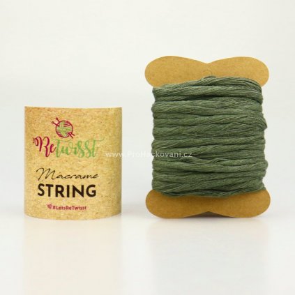 Macrame String 3 mm / 10 m, 16 khaki