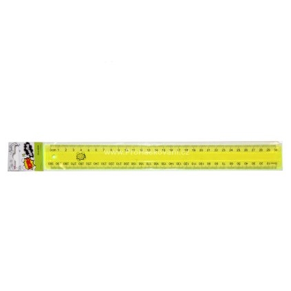 Pravítko 30 cm neonově zelené
