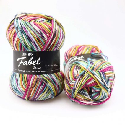 Drops Fabel print 911 piknik